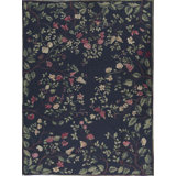 Hand-Knotted High-Quality Black Area Rug