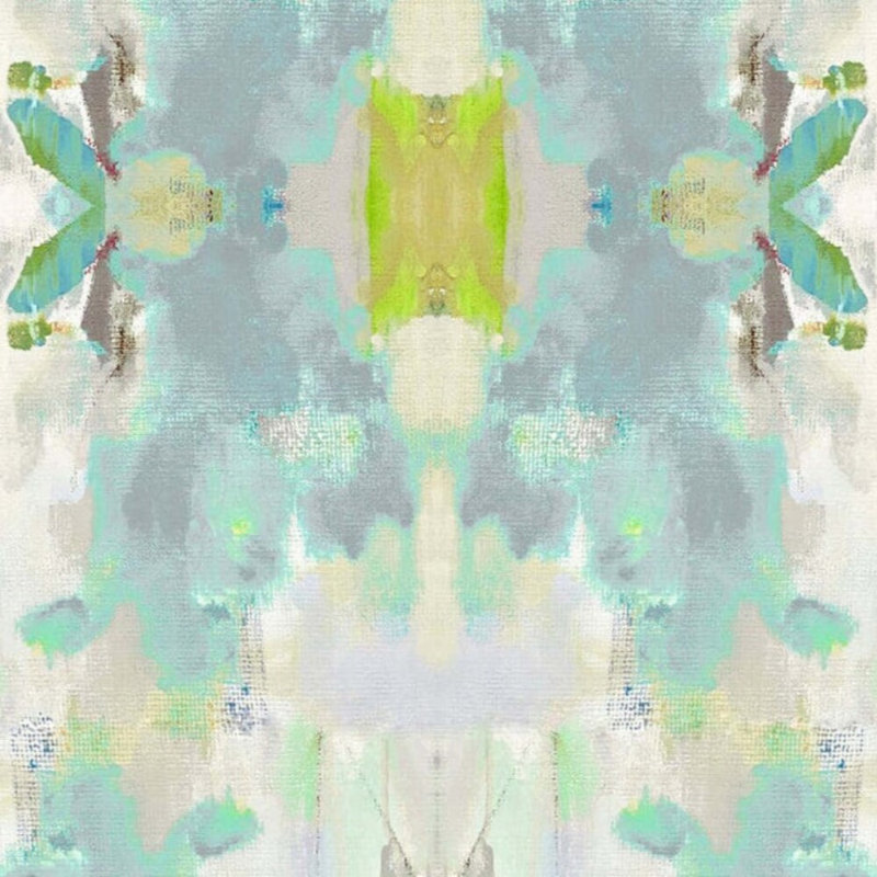 Coral Bay Green Wallpaper, Grass Cloth