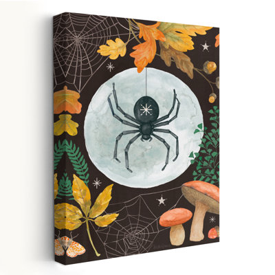 Halloween classique II - glands, art feuillage noir