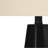 27"H, Table Lamp, Black Resin, Beige Shade, A Sleek Design And Modern Black Resin Triangular Base, Table Lamp