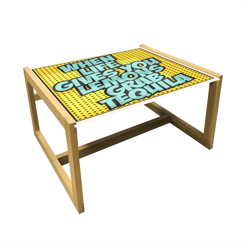 Jakim Sled Coffee Table, 62cm H x 74cm W x 40cm D