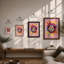 Playful Pop Mouth Pop Art - Print-933936657-933936658