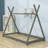 Wilpert Twin Size Platform Bed with Triangle Structure-112054357