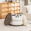Upholstered Round Storage Ottoman-449214243