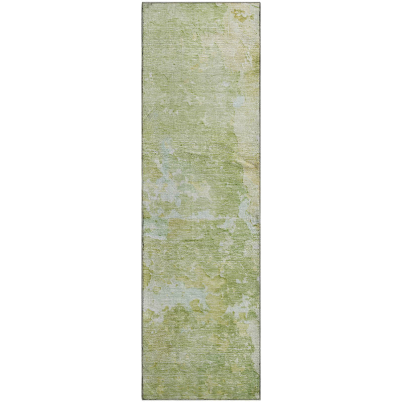 Premium Machine Washable Larock AMF1234 Abstract Rug, Runner 2'3" x 7'6"