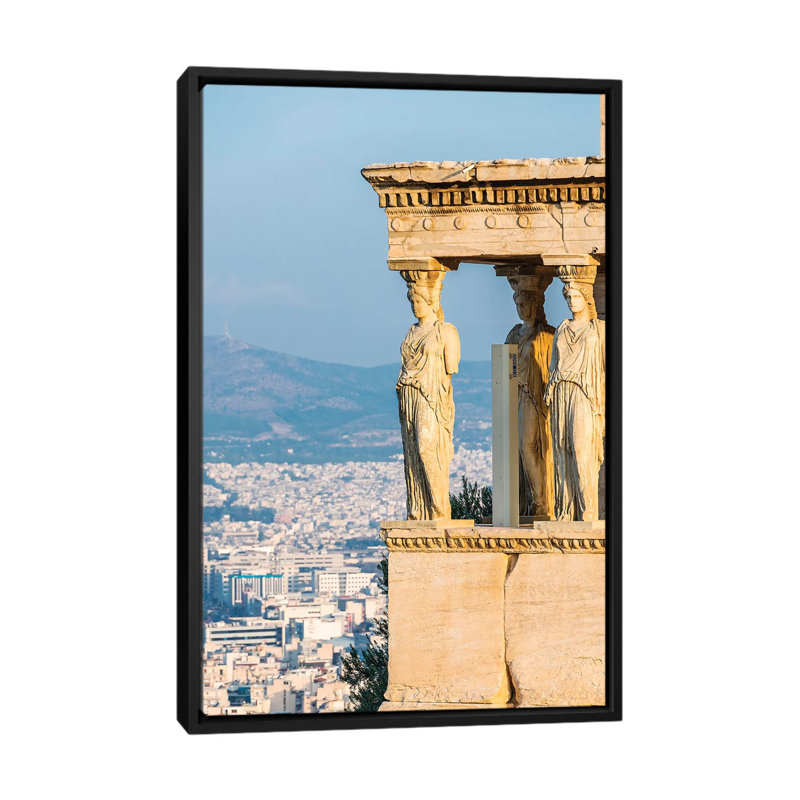 Athens, Greece VII by Nejdet Duzen - Print on Canvas, Black Framed, 101.6 cm H x 66.04 cm W