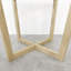 Shanay Oak Round Solid Wood Dining Table-2084188671-2084188670