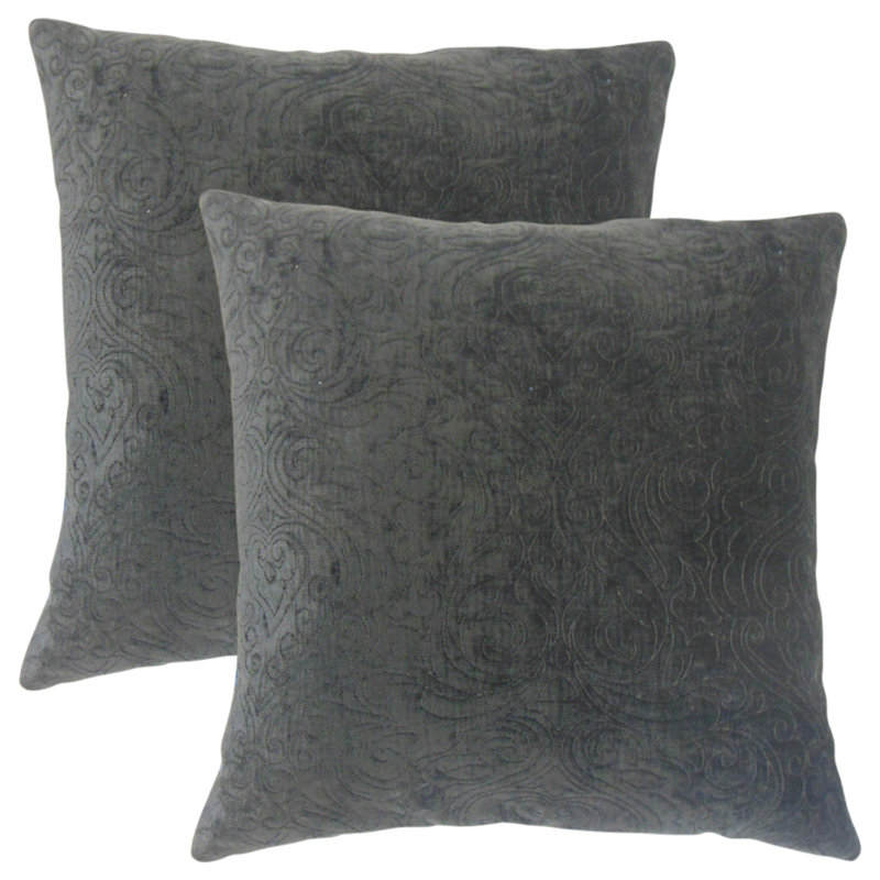 Feather Reversible Throw Pillow, Ore