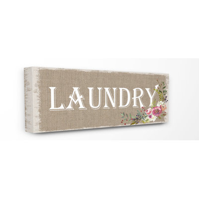 " Floral Linen Laundry "