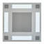 Carreau de porcelaine à motif de carreaux de mur 8 po x 8 po BlVD-109336570
