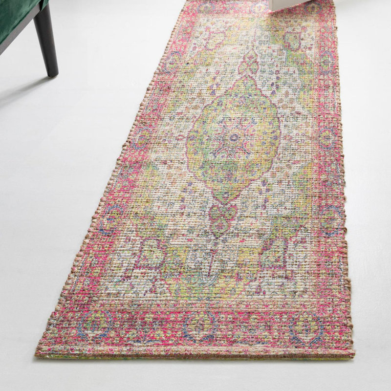 Tapis Watkin - rose ivoire, Tapis de couloir 2 pi 2 po x 8 pi