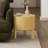 Round Side Table with Storage