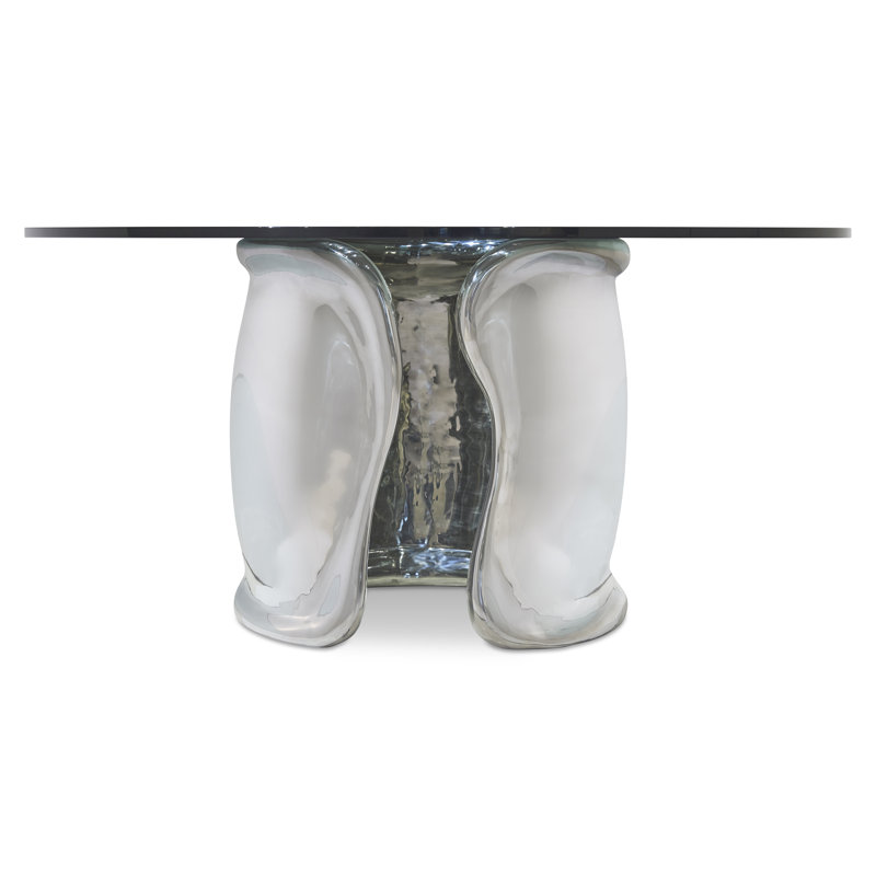 Round Glass Dining Table