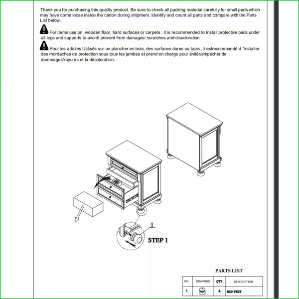 Dimensions du produit