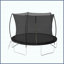 Trampoline 12 pi (trampoline double couleur), trampoline pour enfants et adultes avec filet et échelle, poteau de clôture incurvé