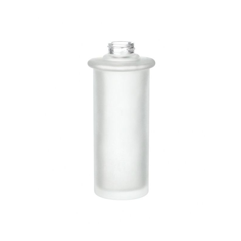 Replacement frosted glass soap pump container