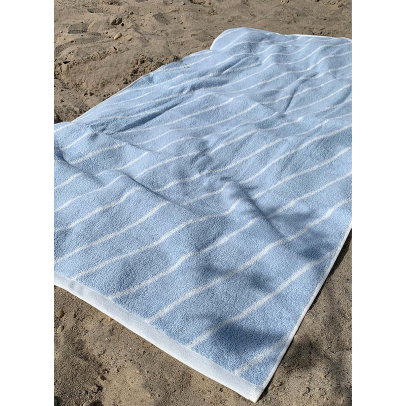 Raita Bath Towel, Cloud/Ice Blue