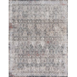8 Area Rug in Charcoal/Beige