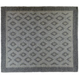 Geometric Area Rug in Gray