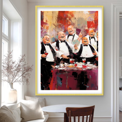 Good Friends - Kitchen Food Matted Print for Home Decor