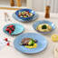Service de table en grès de 36 pièces Thurantowa, bleu assorti, service pour 12-1936356079-1881098563