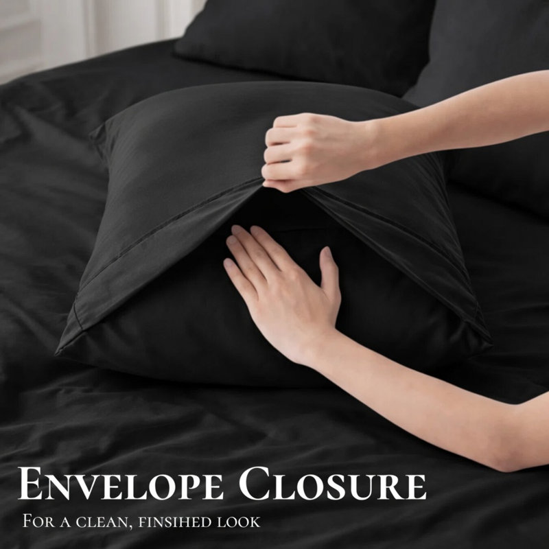 Ensemble de draps en bambou ultra doux - ensemble de 4 pièces - infroissable - feuilles de refroidissement avec poches profondes