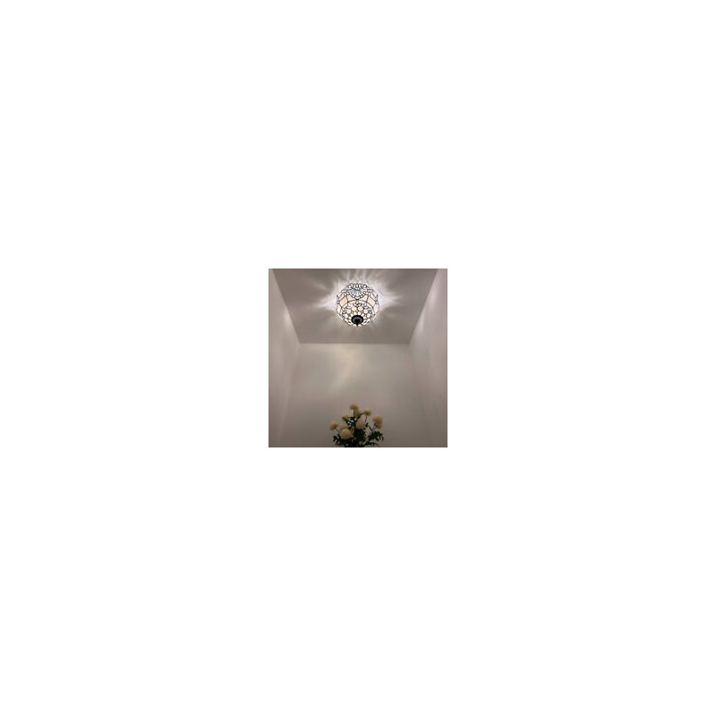 Tiffany Glass Flush Mount