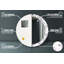 Huldar Glass Flat Wall Mirror