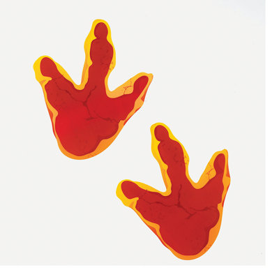 Dino-Mite Footprint Floor Decals