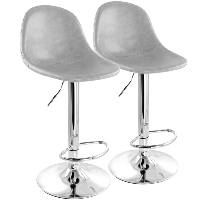 Evester Swivel Adjustable Height Counter Stool