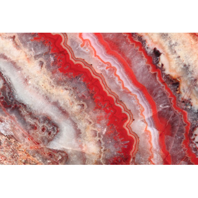 Ashira Agate Mineral Background 1 Piece Wrapped Canvas Wall Art