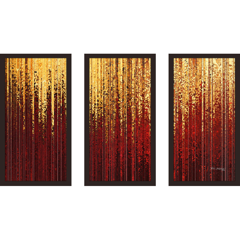 «I Walk in Abundance, Philippians 4», reproduction de peinture à l'acrylique encadrée 19 pi sur plusieurs pièces