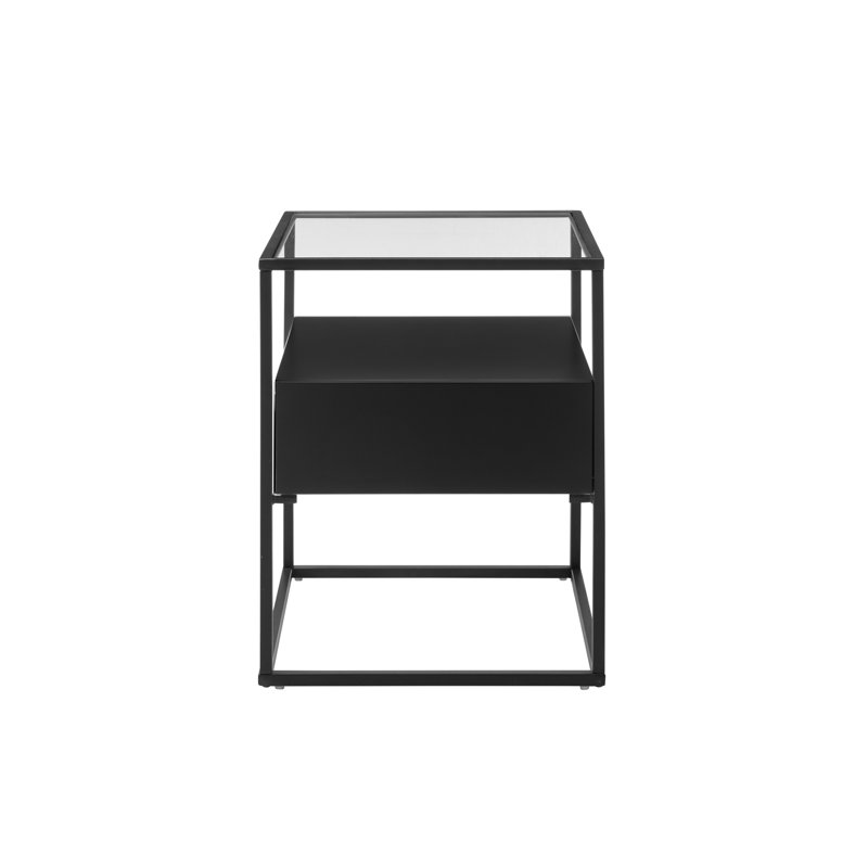 Frame End Table, Black