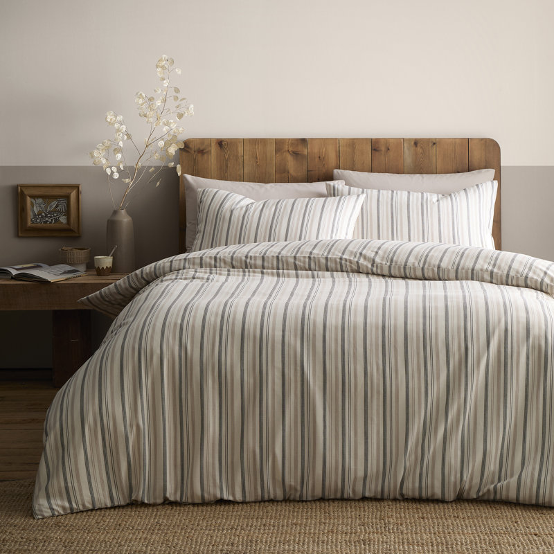 Yarn Dyed Woven Thin Stripe Bedding, Single