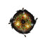 Greenbriar Oak 3 - Light Semi Flush Mount
