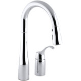 Simplice Pull-down Bar Sink Faucet with Three-function Sprayhead