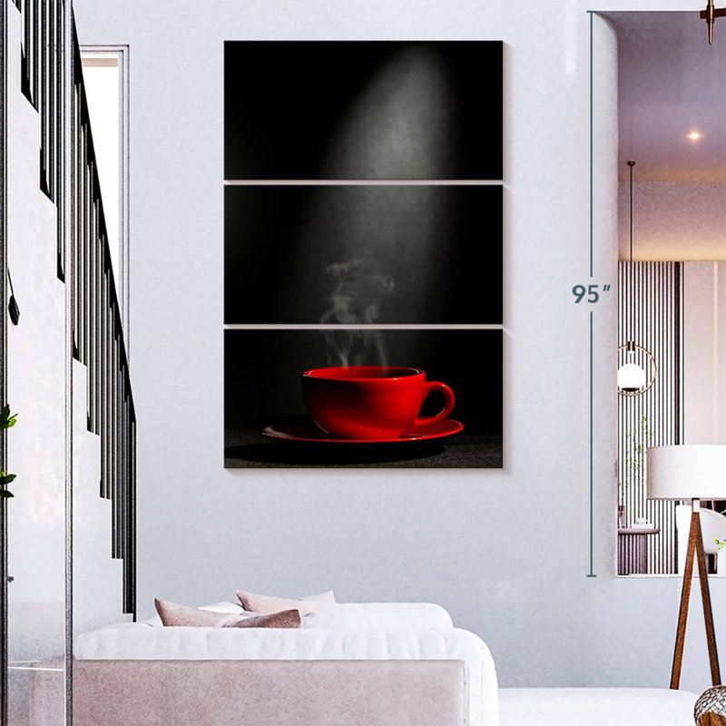 Yarlin Steaming Coffee Cup, 74" H x 48" W