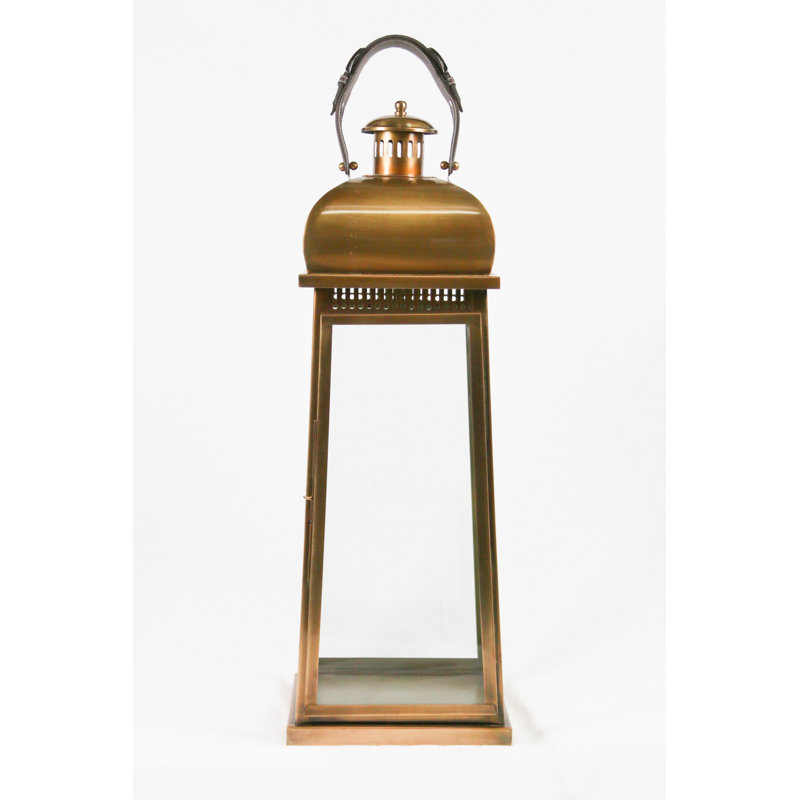 Stainless Steel Floor Lantern, 86cm H x 23cm W x 23cm D