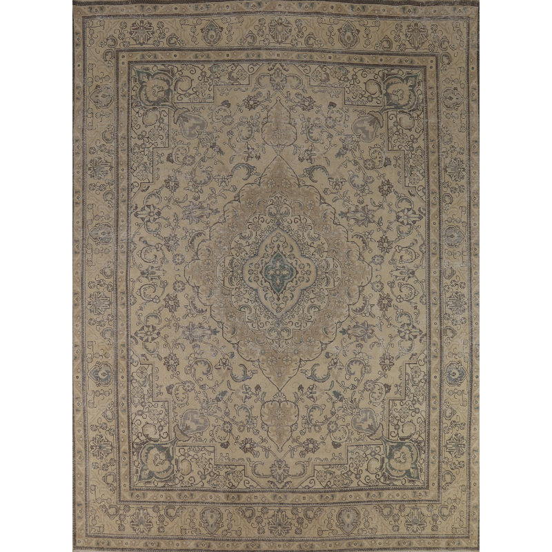 Medallion Wool  Traditional Area Rug 10x12