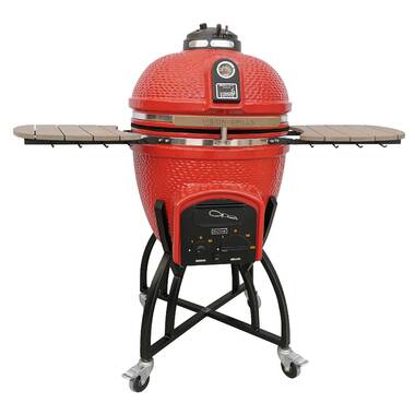 Vision Grills 22 in. Kamado S-Series Ceramic Charcoal Grill in