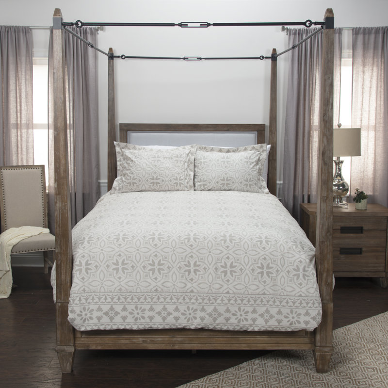 Ensemble de housse de couette, Housse de couette pour grand lit et 2 taies décor