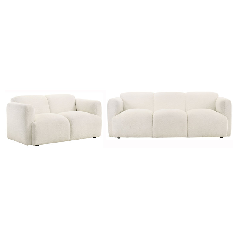 Dejesus 2-piece Living Room Set, White