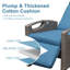 Fauteuil inclinable pour le confort extérieur - réglable, rouille, coussin bleu marine de 6,8 po d'épaisseur, bleu, réglable