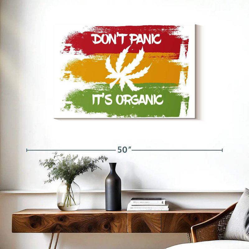 Senne Organic Marijuana, 24" H x 36" W