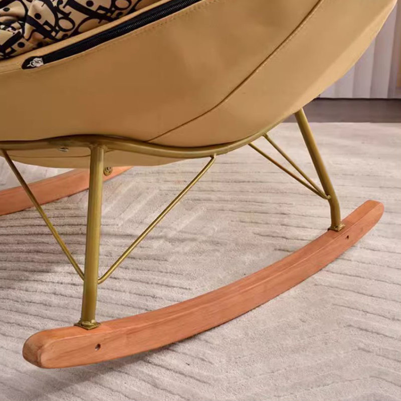 Mignonne chaise berçante, Brun, Brun