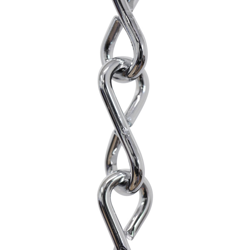 Chaîne de chandelier simple décorative unie ou bris de chaîne (164 pieds), Chrome poli