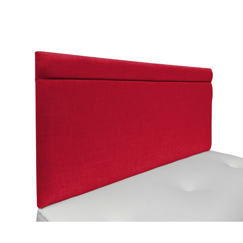 Burchette Upholstered Headboard, Purple, Kingsize (5'), 100% Linen