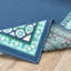 Tapis intérieur / extérieur bleu sarcelle / bleu / vert / blanc Deltana-23970761
