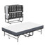 Grand grand lit pliant de 75 po x 46 po pour les personnes de grande taille