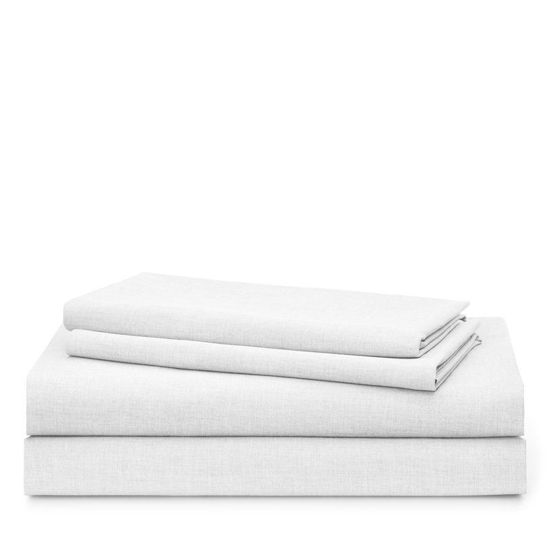 Graydon 144 Thread Count 100% Cotton Sheet Set, Dune, Twin